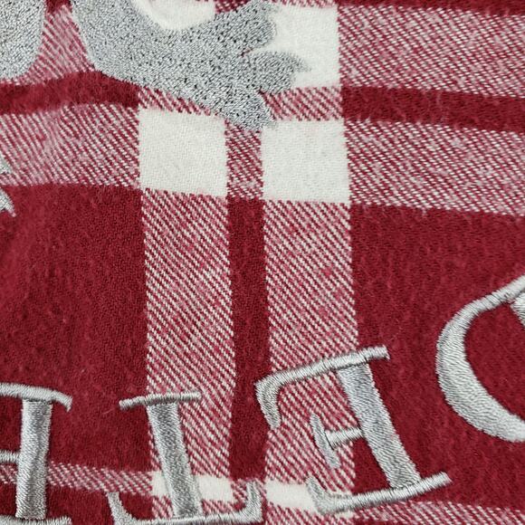 Harry Potter Size XS Hooded Flannel Gryffindor Embroidered Red Plaid‎ Hogwarts - Picture 12 of 12